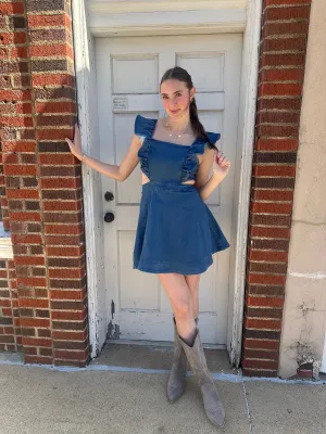 Denim Dreams Dress: Medium Wash
