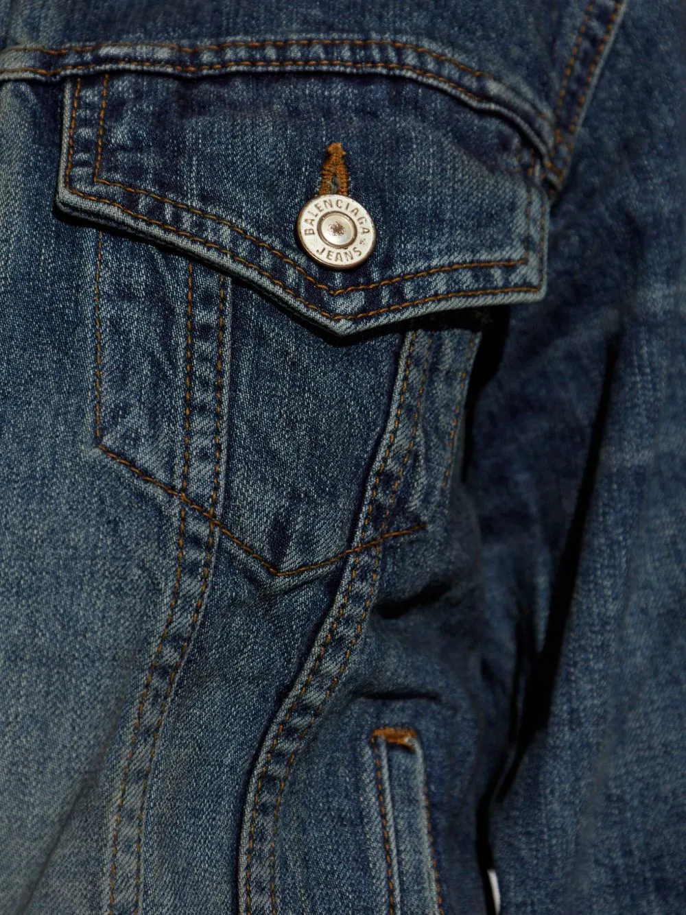 Denim fitted jacket