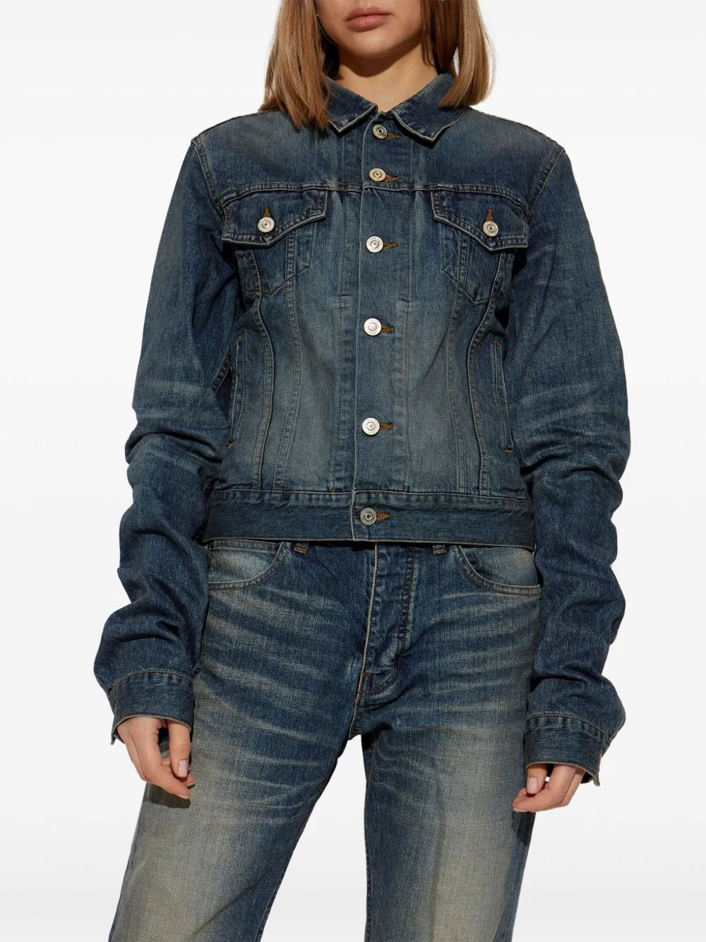 Denim fitted jacket