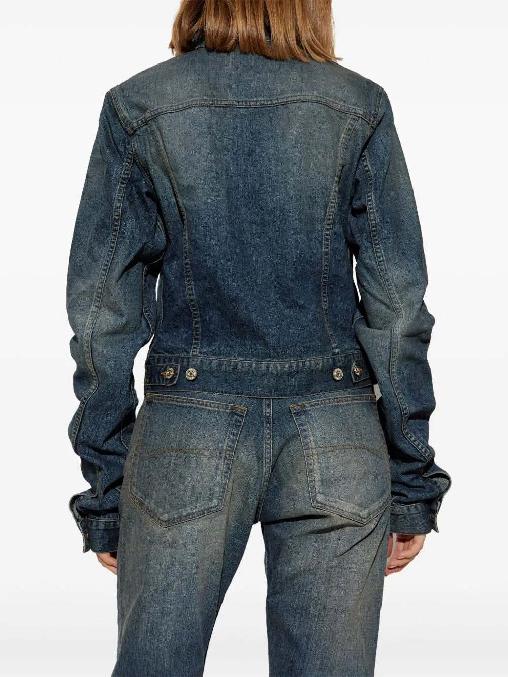 Denim fitted jacket