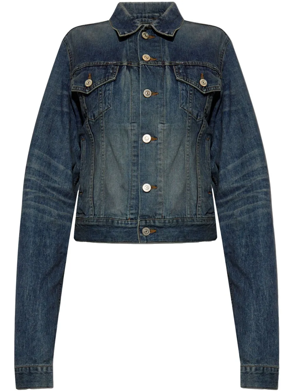 Denim fitted jacket