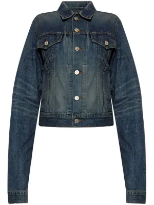 Denim fitted jacket