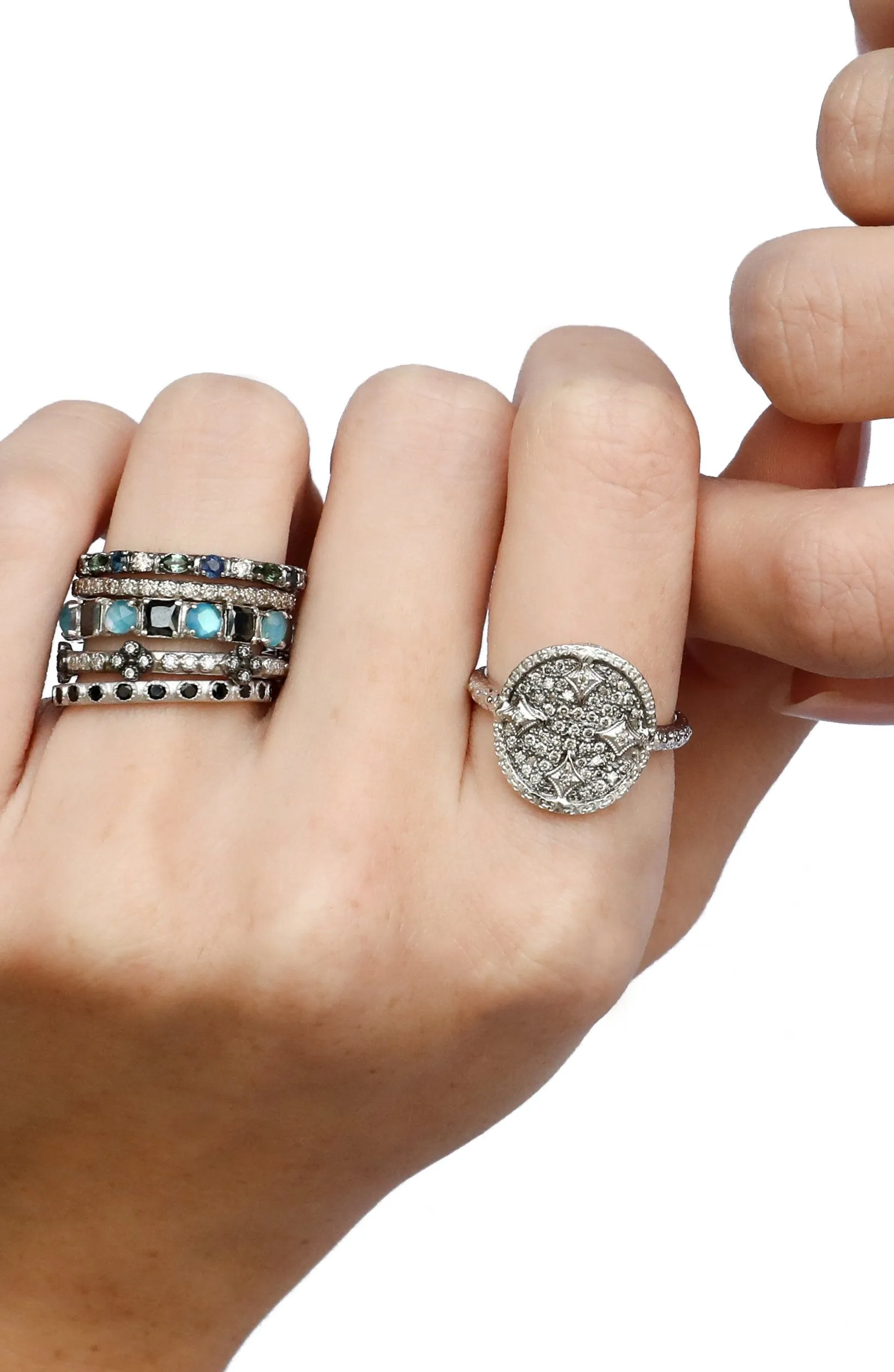 Diamond Stack Band Ring