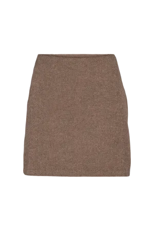 Dina Short Skirt - Chocolate torte / 649 pumic st