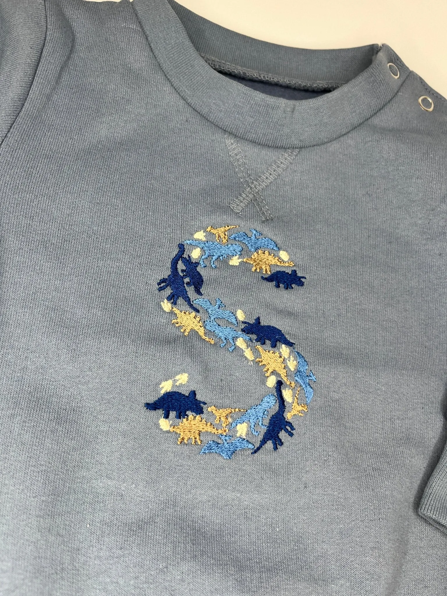 Dino Initial Sweater