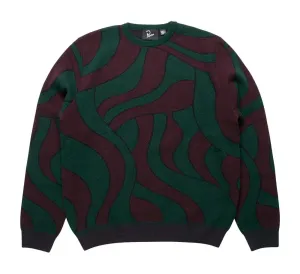 DISTORTED WAVES KNITTED PULLOVER