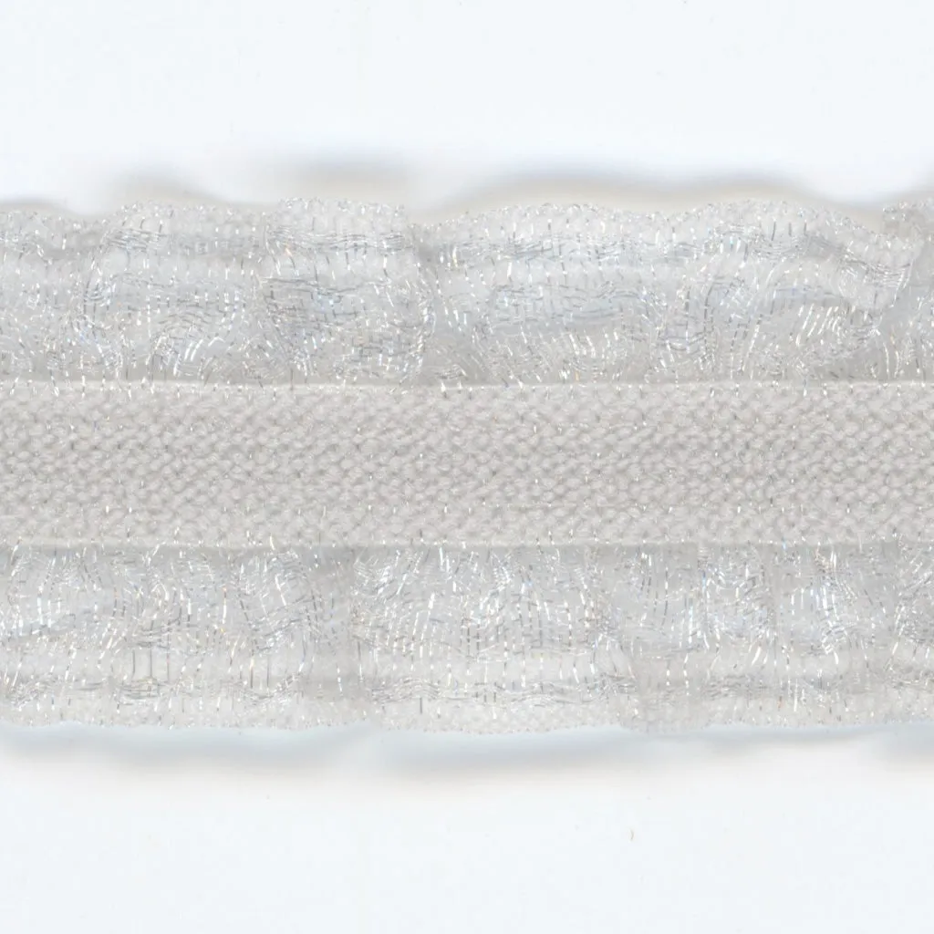 Double Frill Stretch #100 Pale Silver