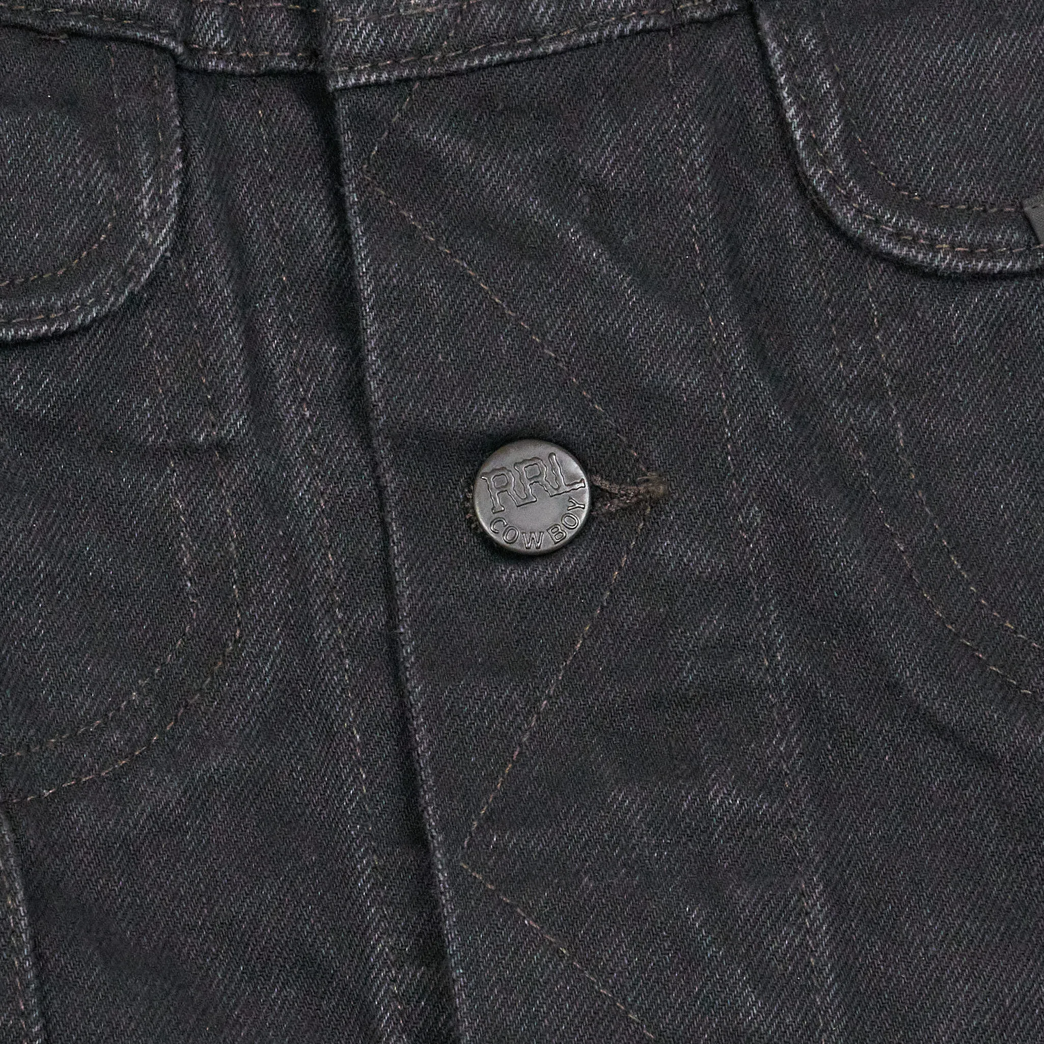 Double RL 50's Style Stone Washed Cowboy Denim Jacket