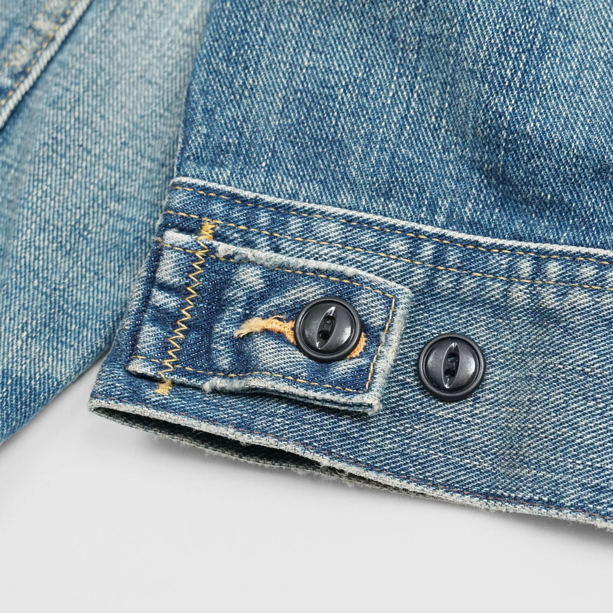Double RL 50's Style Stone Washed Cowboy Denim Jacket
