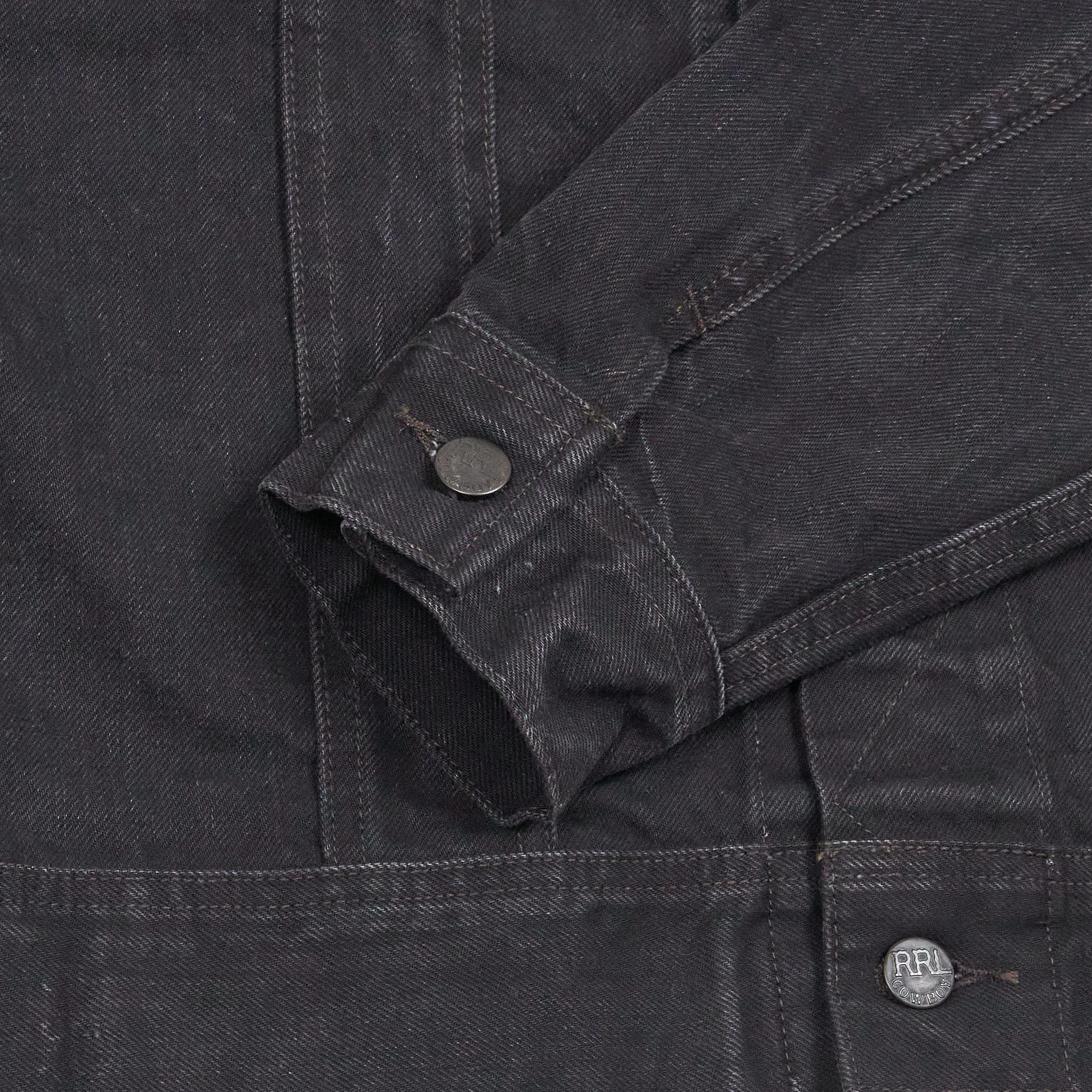 Double RL 50's Style Stone Washed Cowboy Denim Jacket