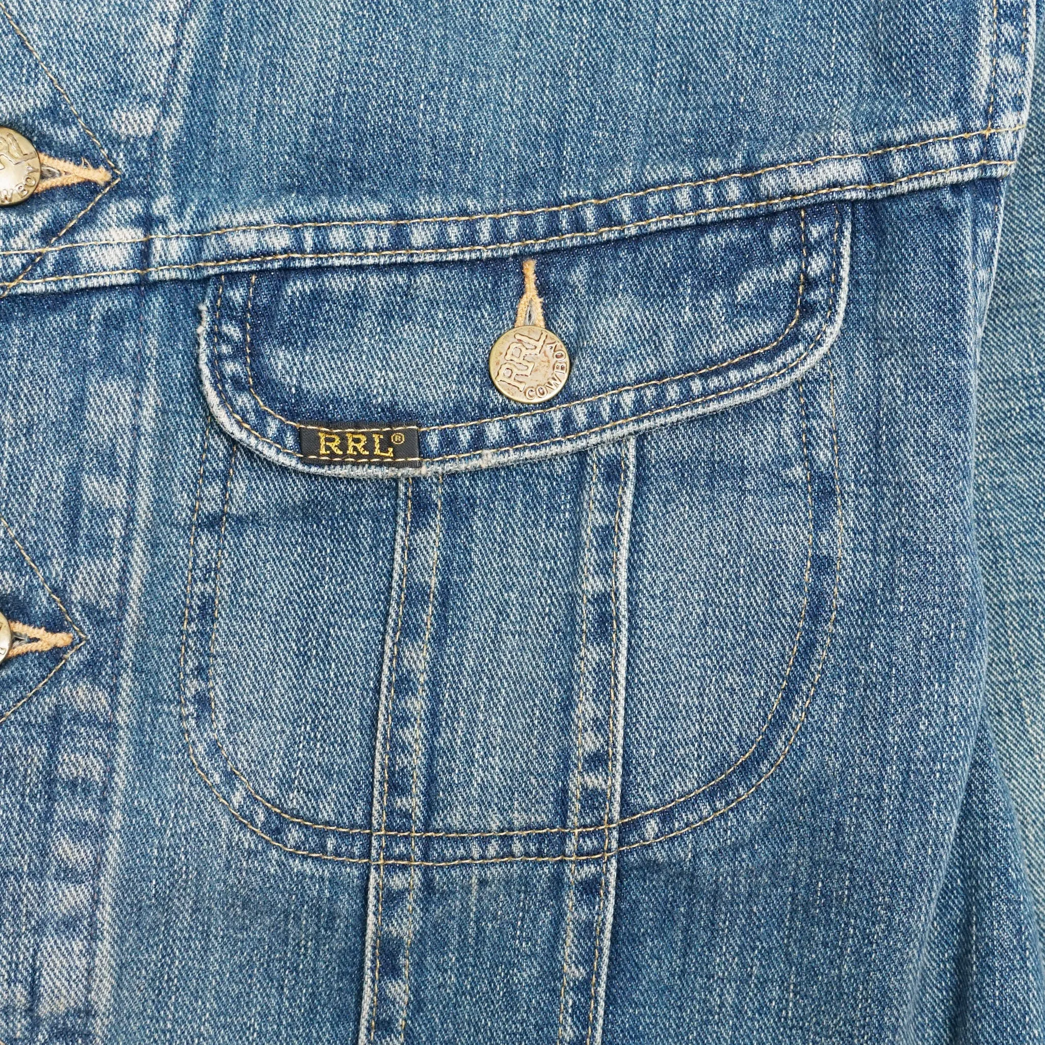 Double RL 50's Style Stone Washed Cowboy Denim Jacket