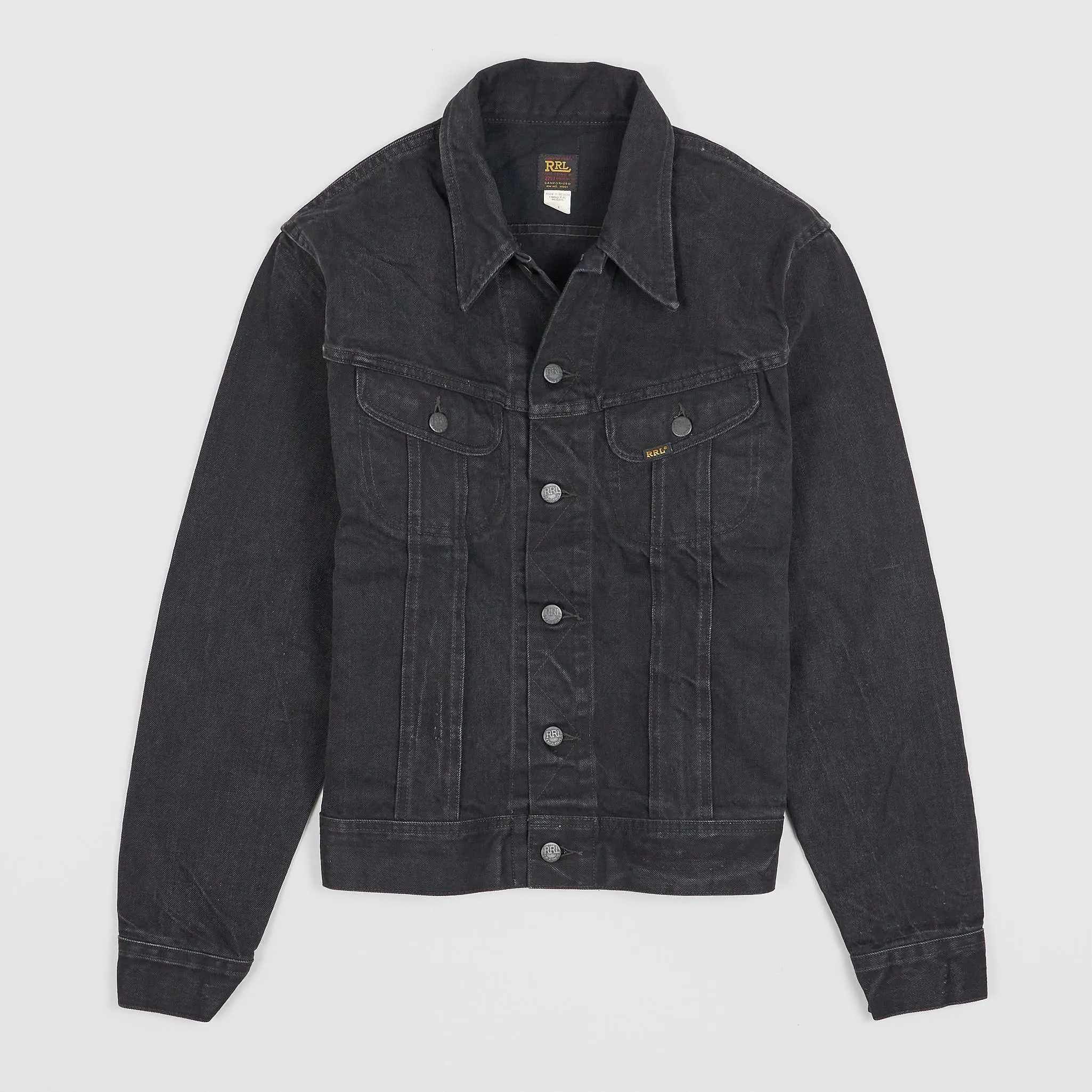Double RL 50's Style Stone Washed Cowboy Denim Jacket