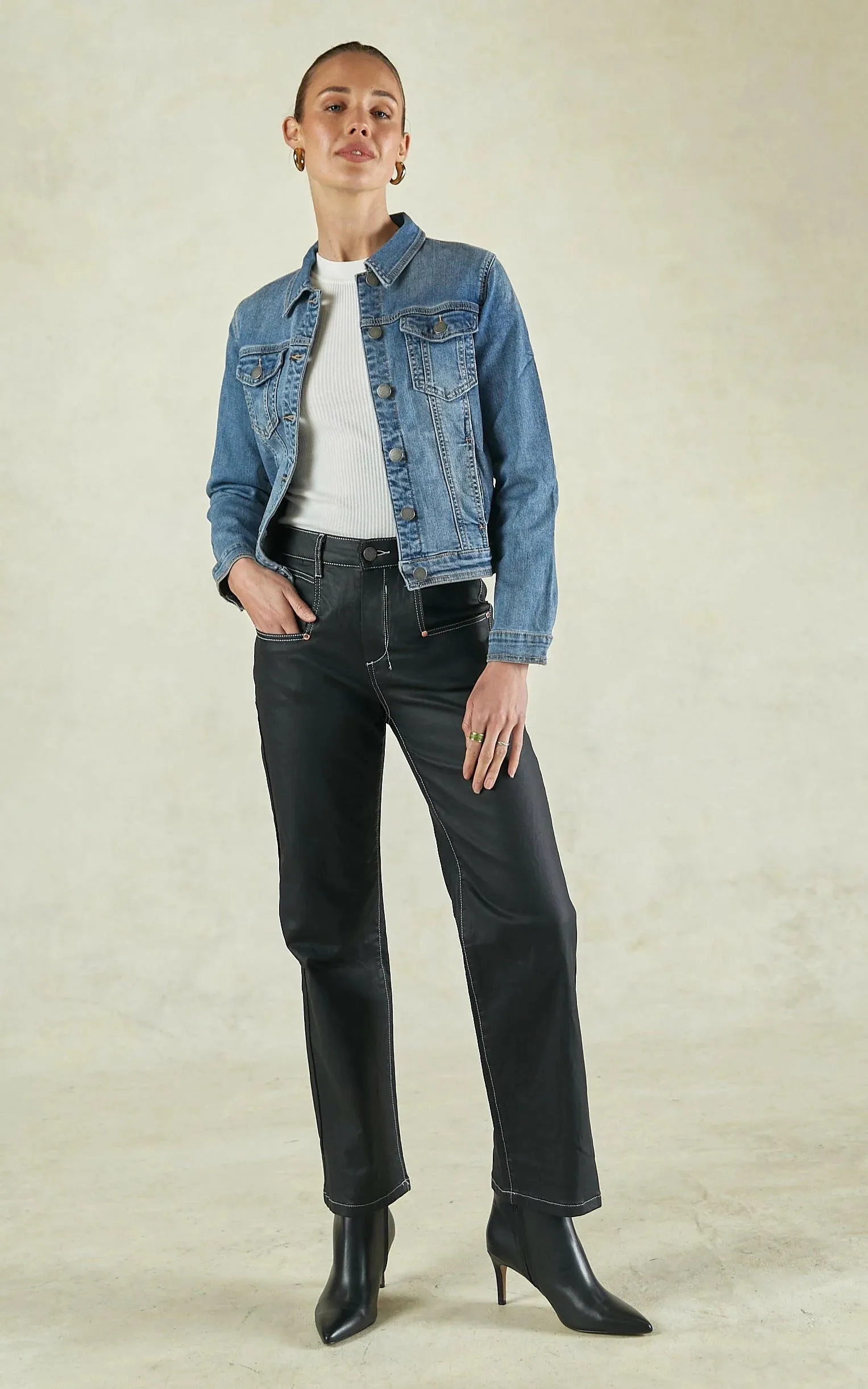 DRICOPER Dita vintage indigo denim jacket