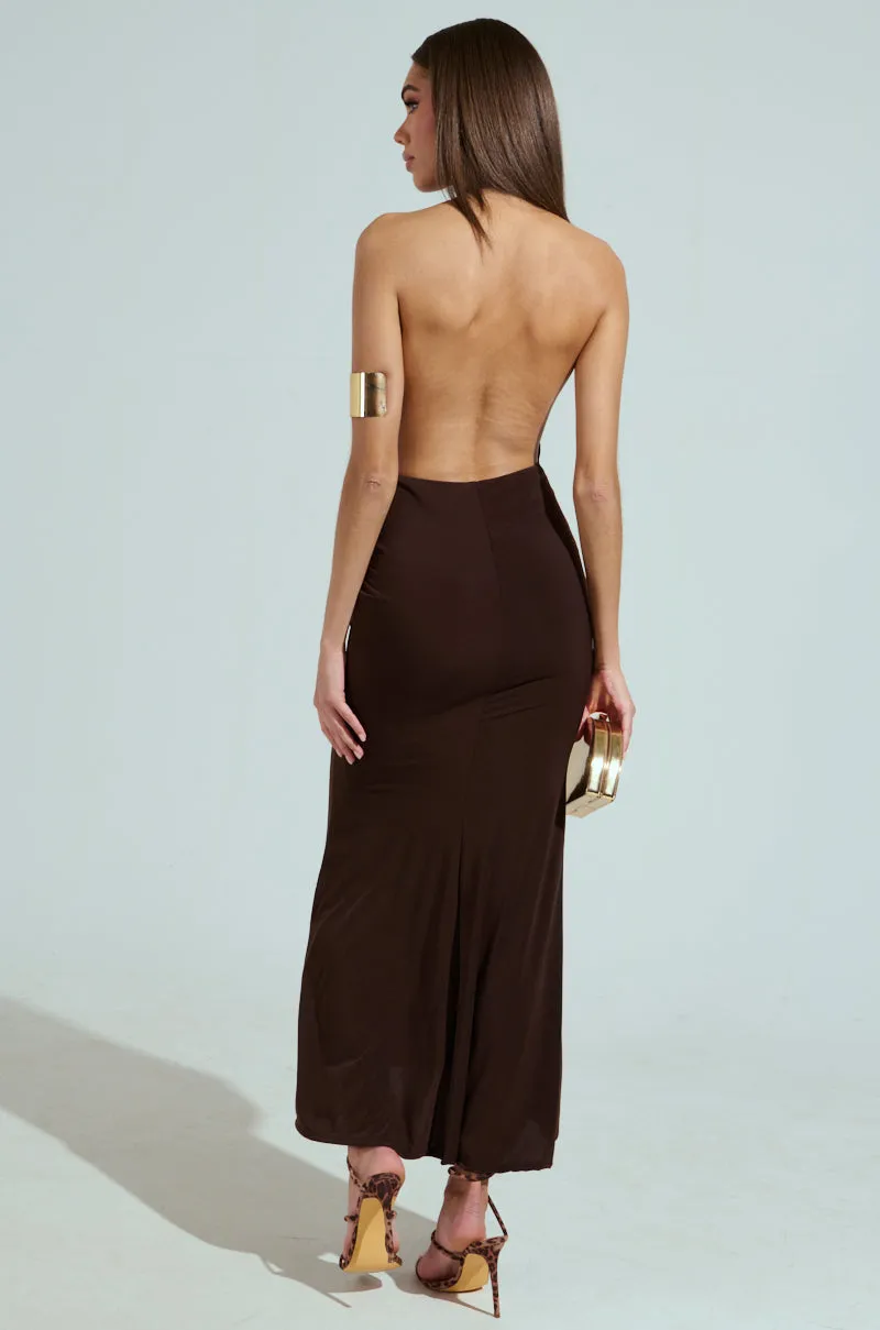 DRIP DRIP SLINKY MAXI DRESS