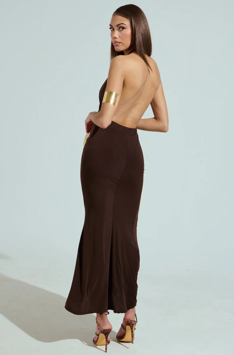 DRIP DRIP SLINKY MAXI DRESS