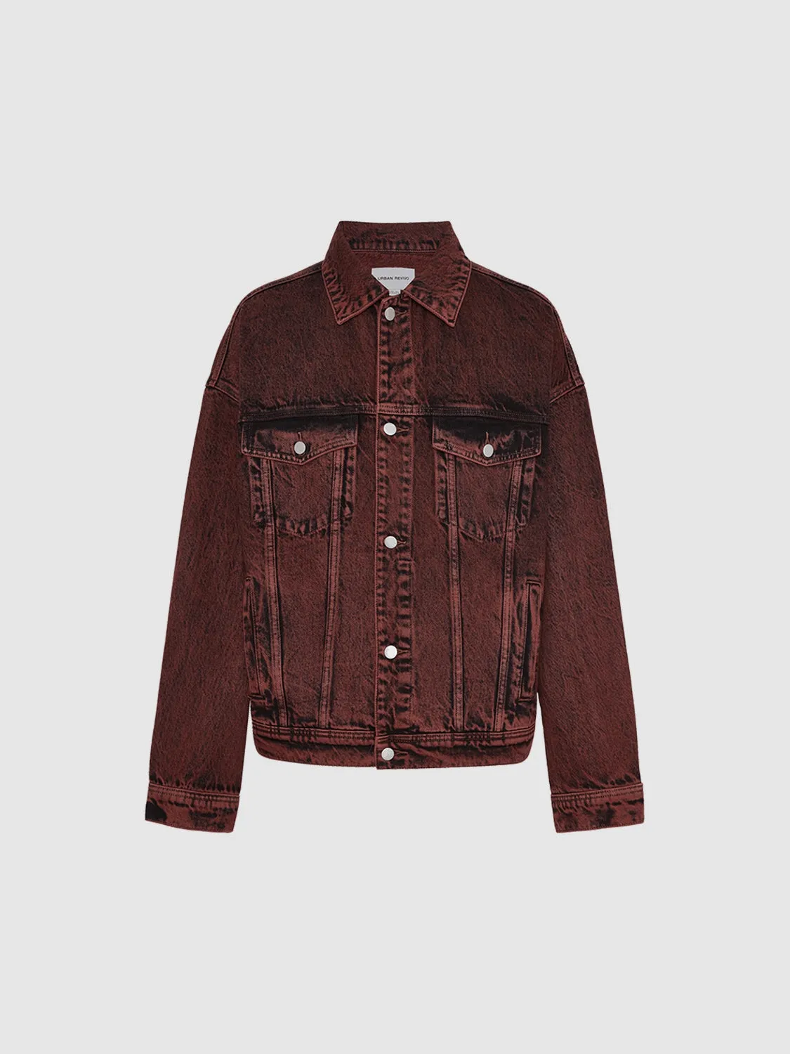 Drop Shoulder Sleeve Denim Jackets