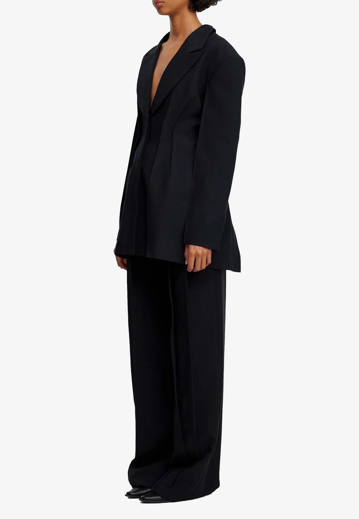 Edrom Open Back Blazer