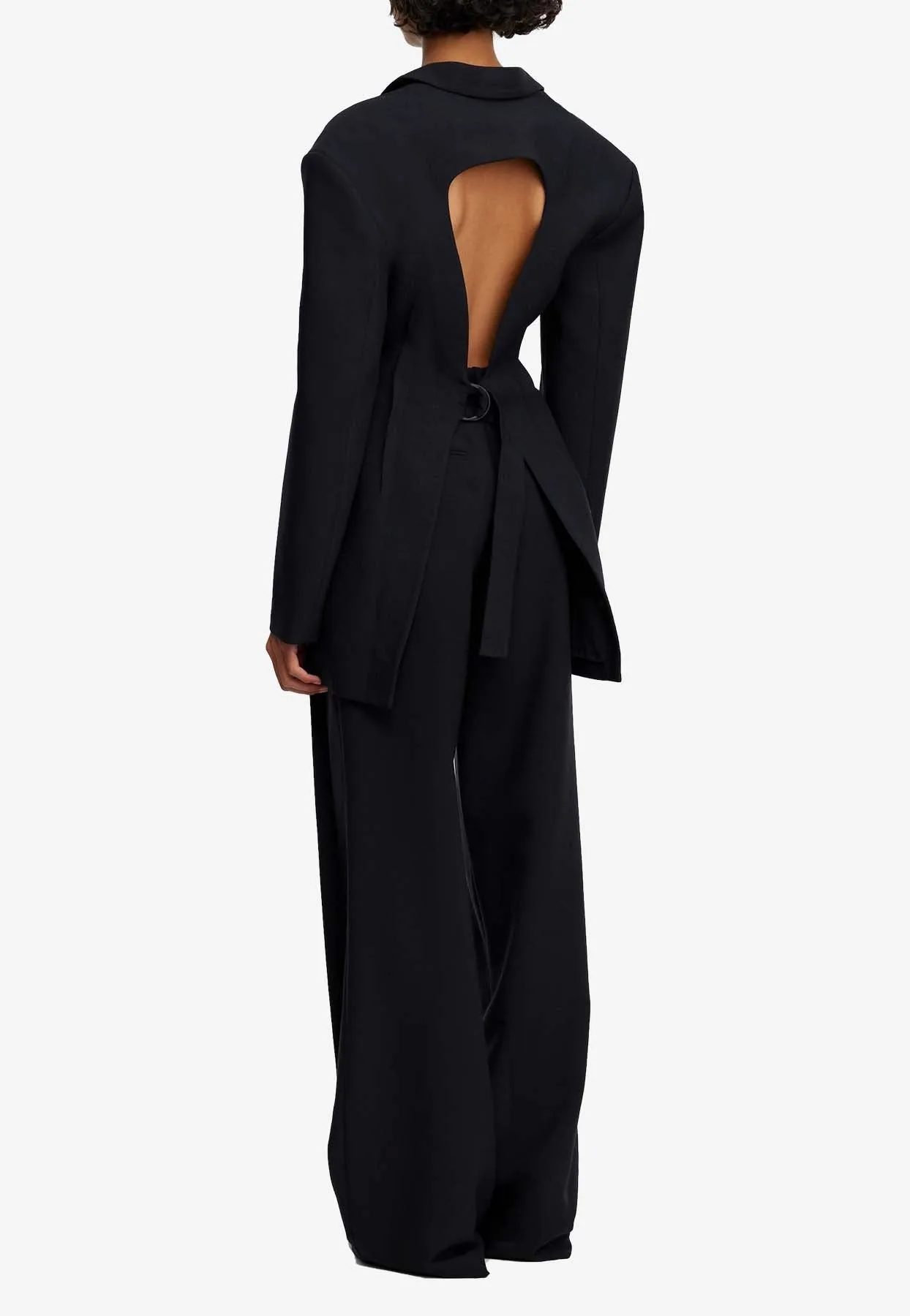 Edrom Open Back Blazer