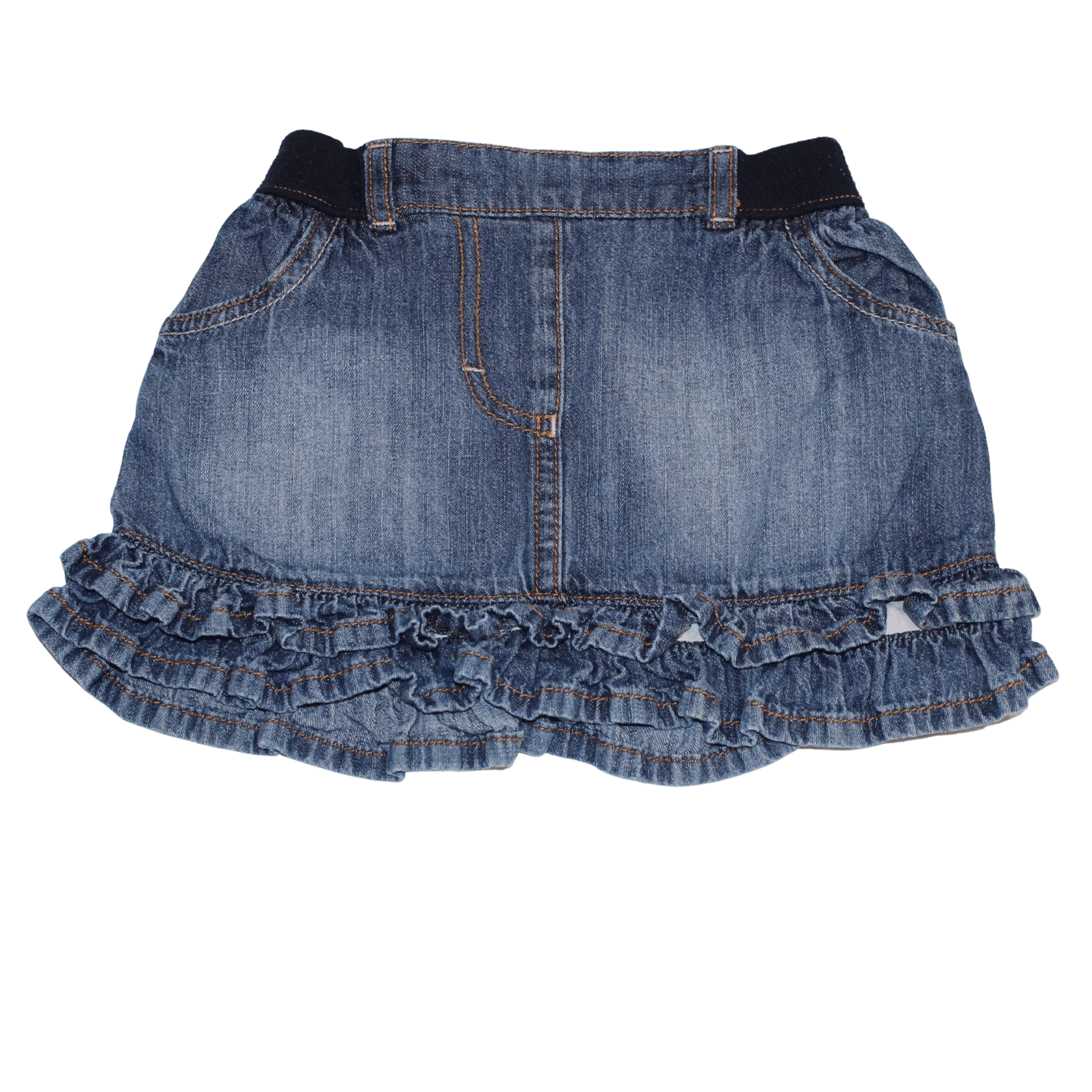 Elasticated Waist Frill Skirt