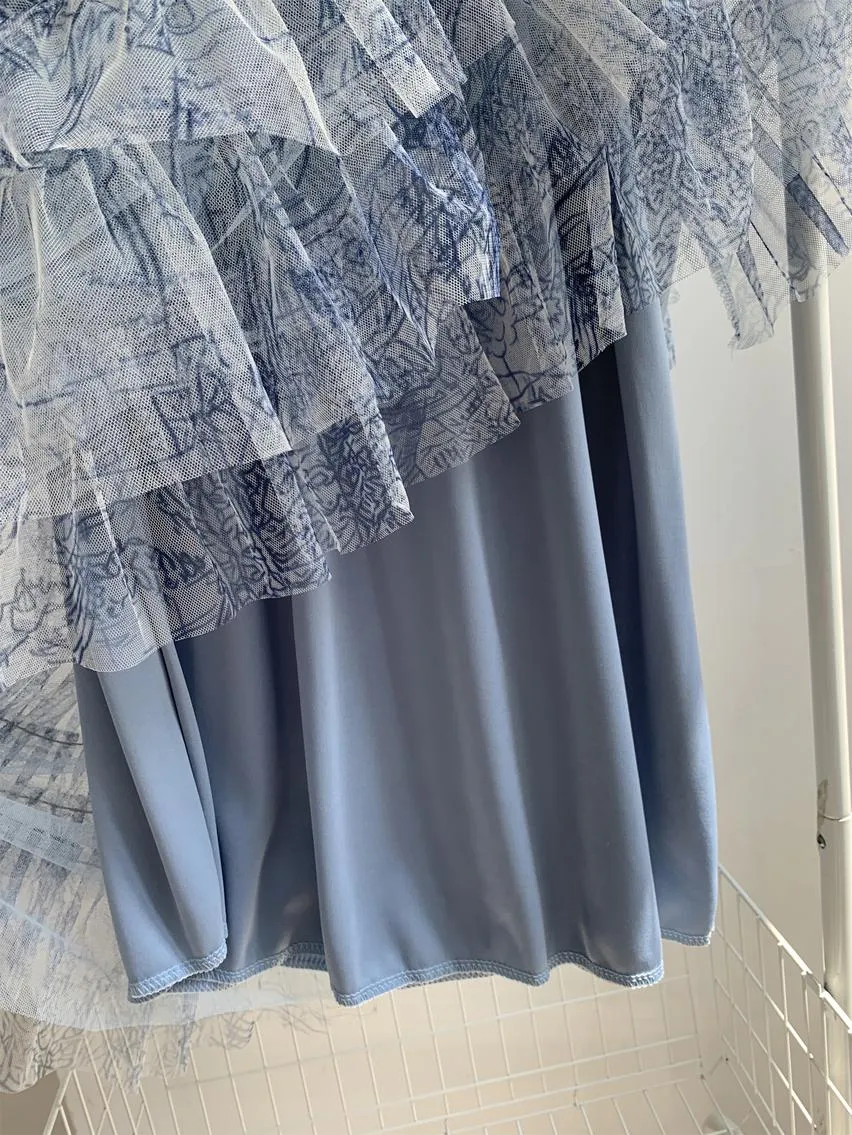 Elegant A-Line Skirt for Women with a Flowing Tiered Design