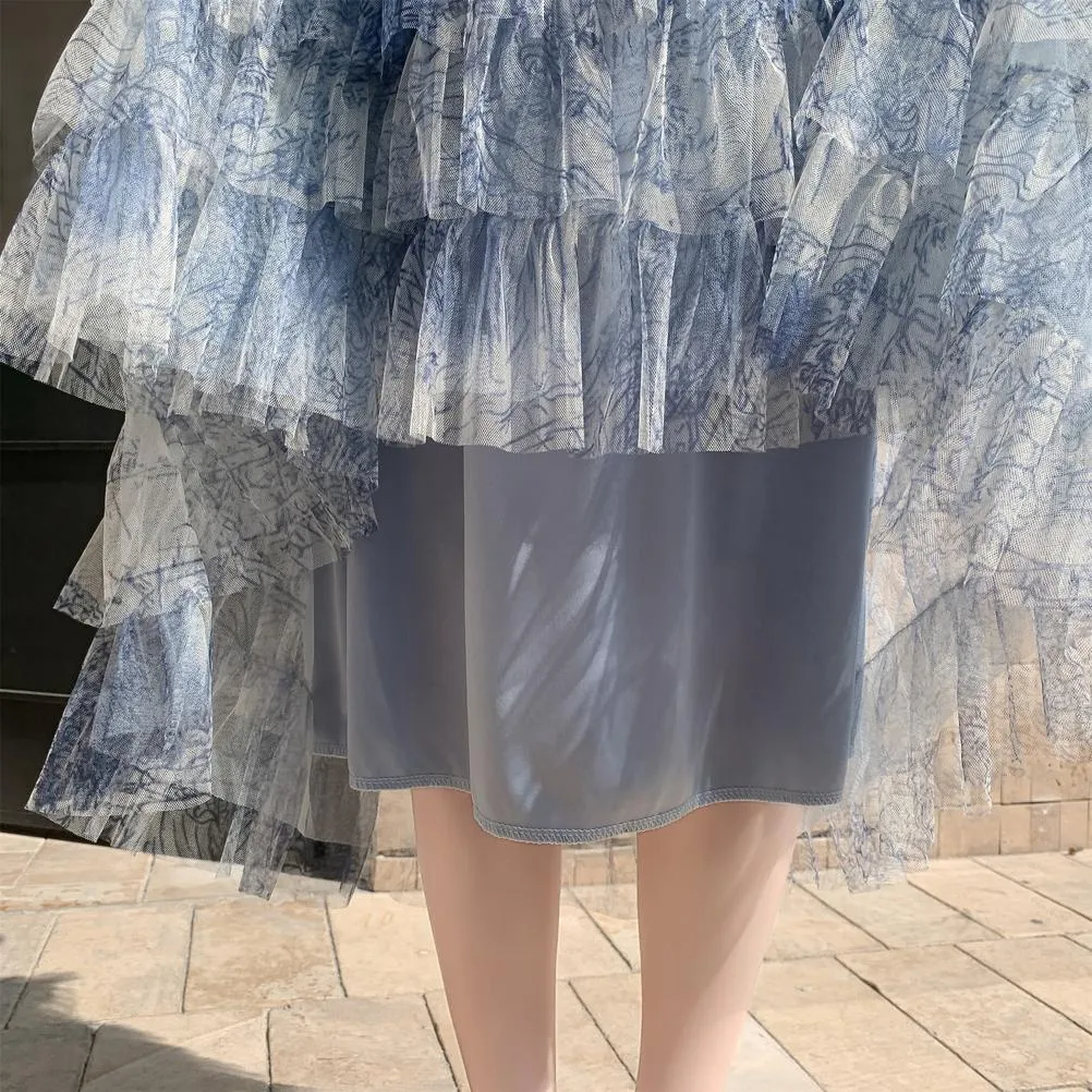 Elegant A-Line Skirt for Women with a Flowing Tiered Design