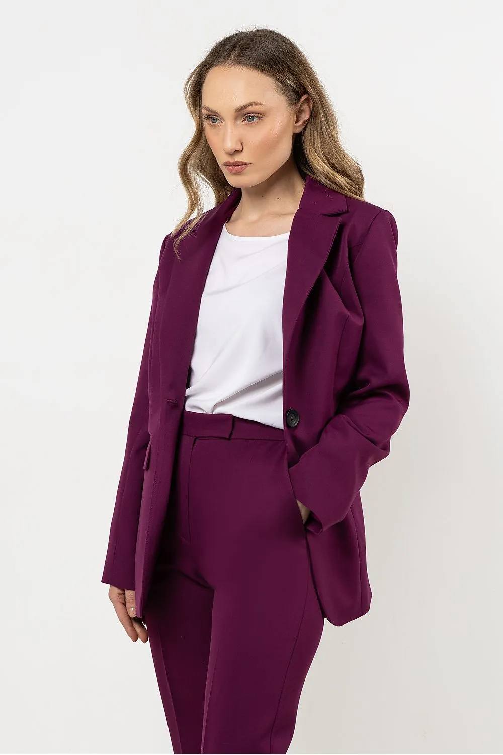 Elegant Fitted Blazer Outerwear