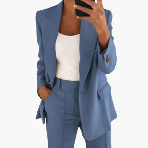 Elegant Tailored Blazer Suit for Women