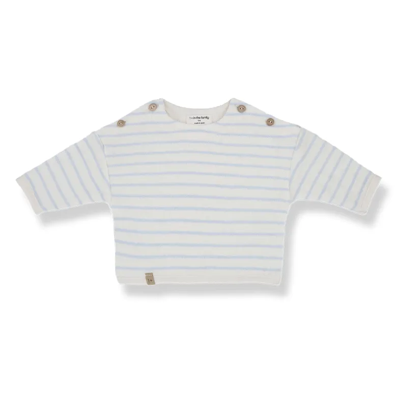 ENZO knit sweater - misty-blue
