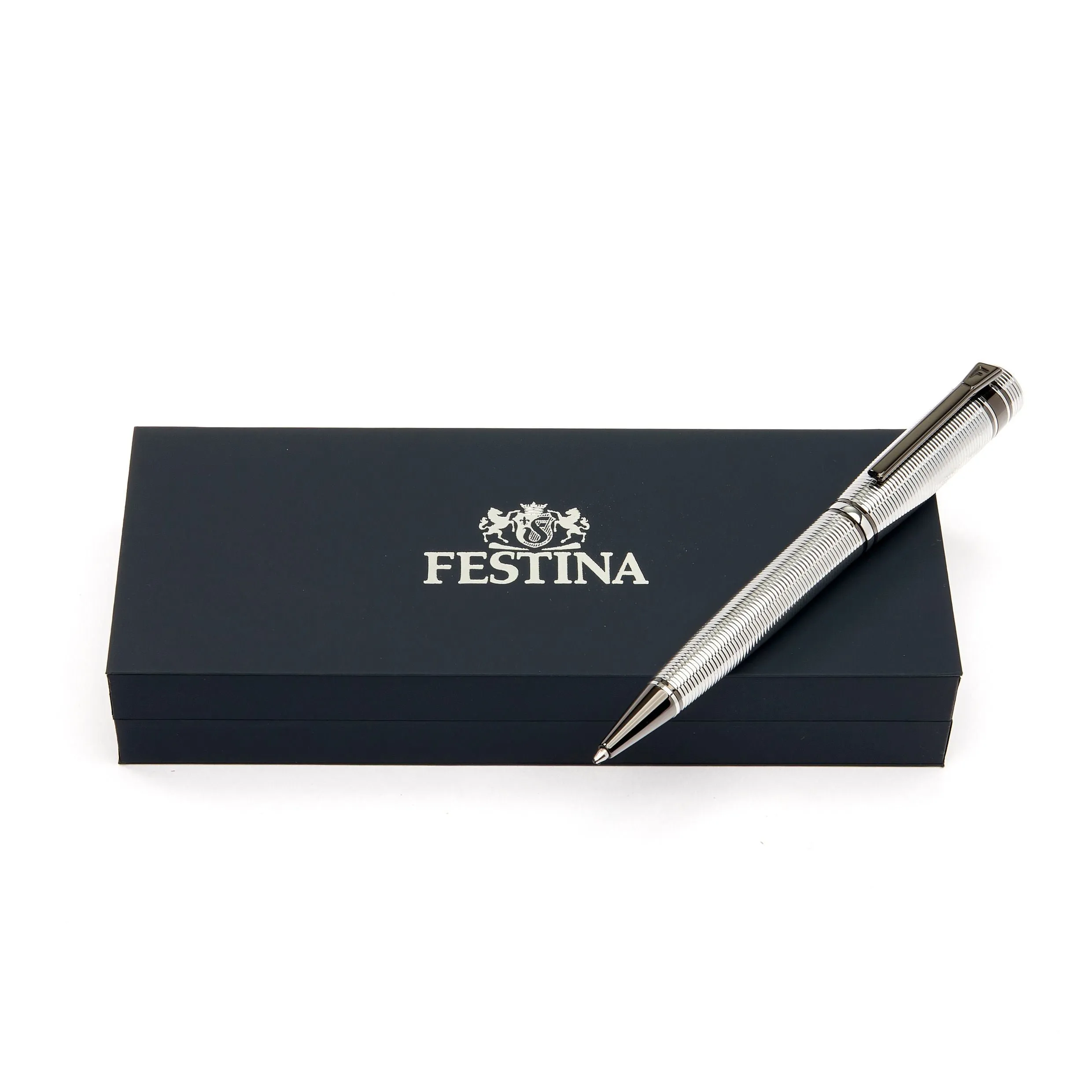 FESTINA FSH4704B - Ballpoint pen Bold Stripe Chrome & Gun