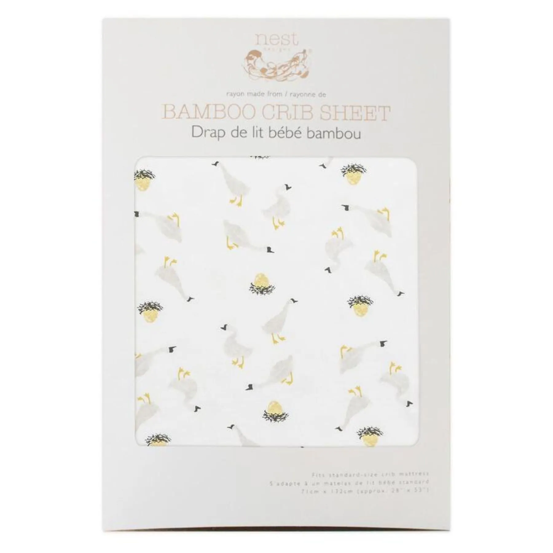Fitted Bamboo Crib Sheet