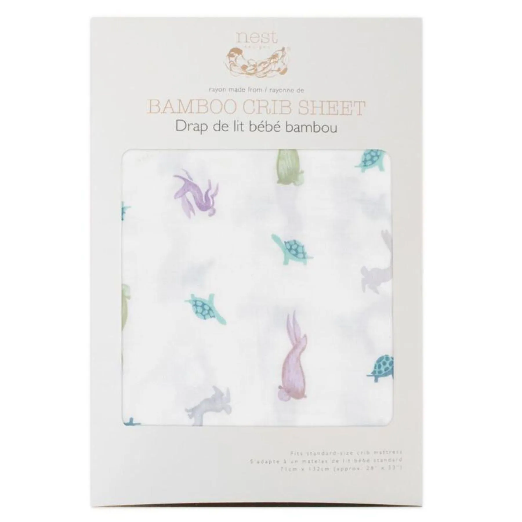 Fitted Bamboo Crib Sheet