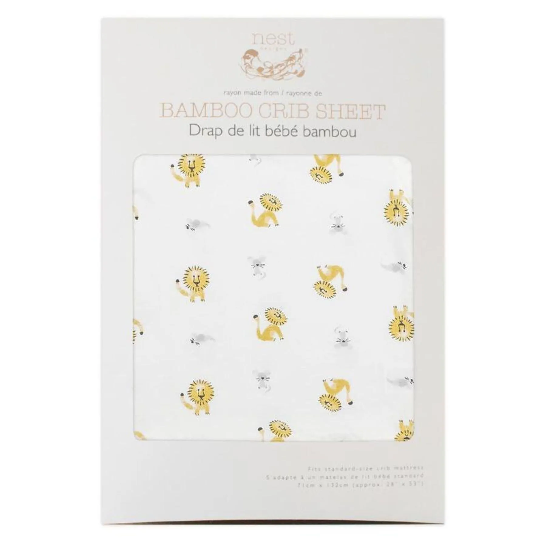 Fitted Bamboo Crib Sheet