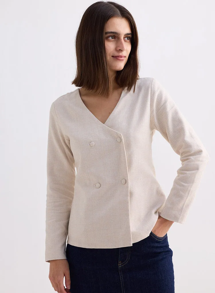 Fitted Tweed Jacket