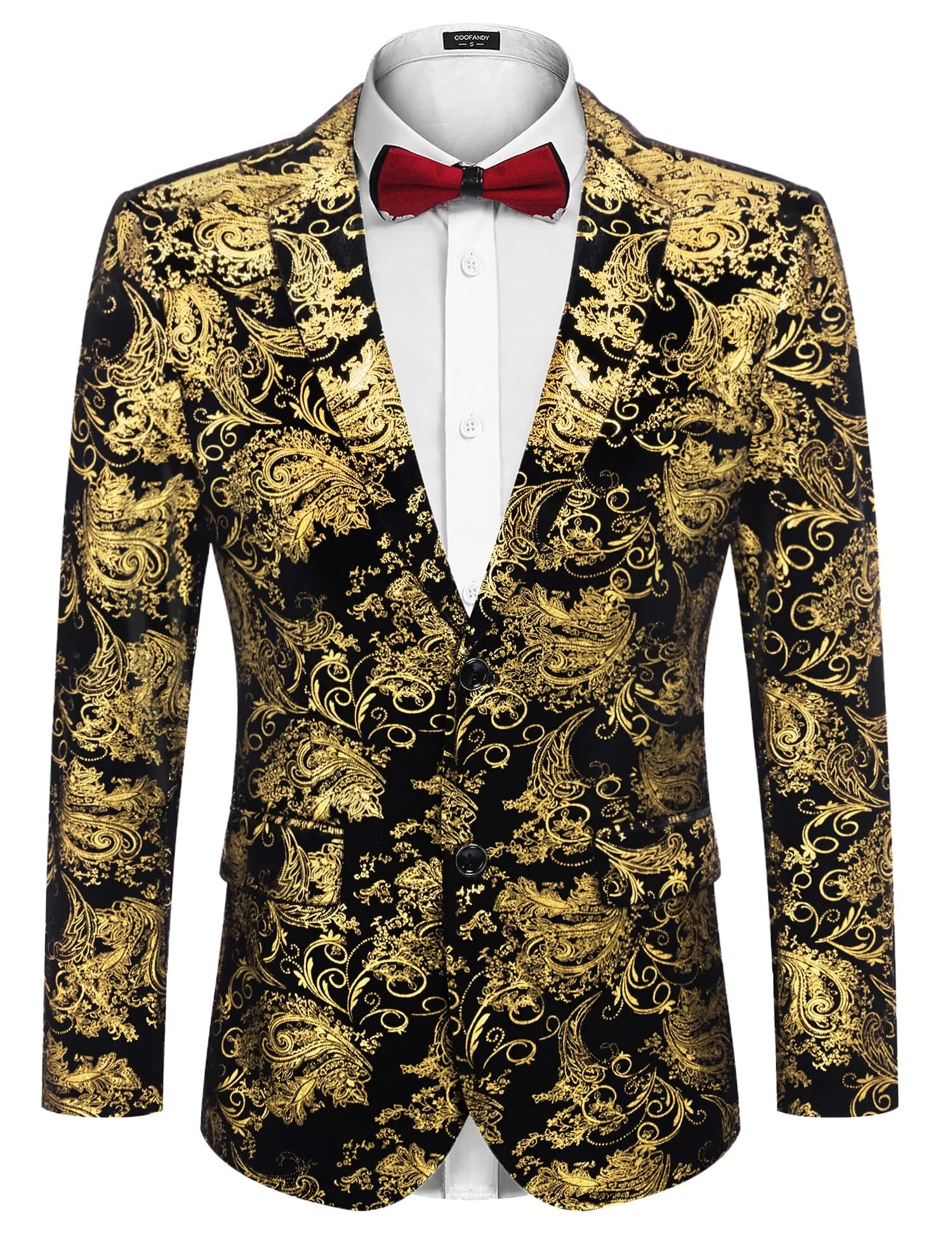 Floral Luxury Tuxedo Dinner Party Blazer (US Only)
