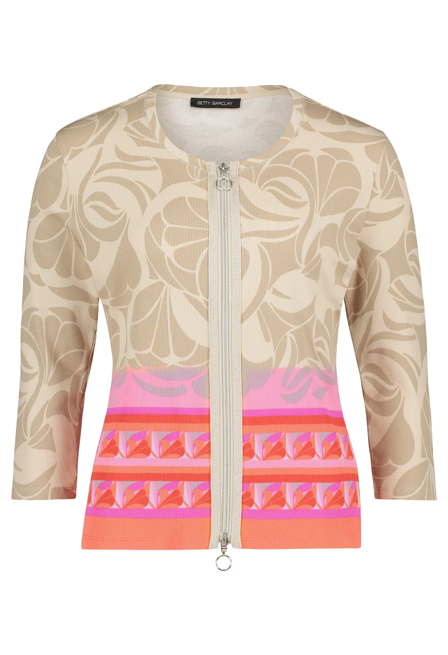 Floral T-Shirt Jacket
