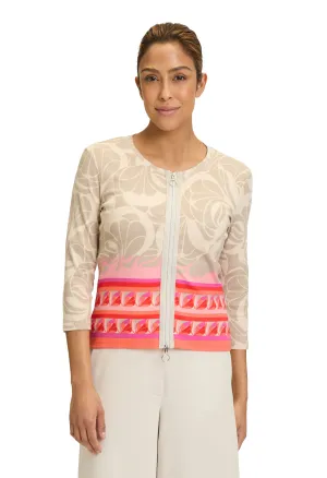 Floral T-Shirt Jacket
