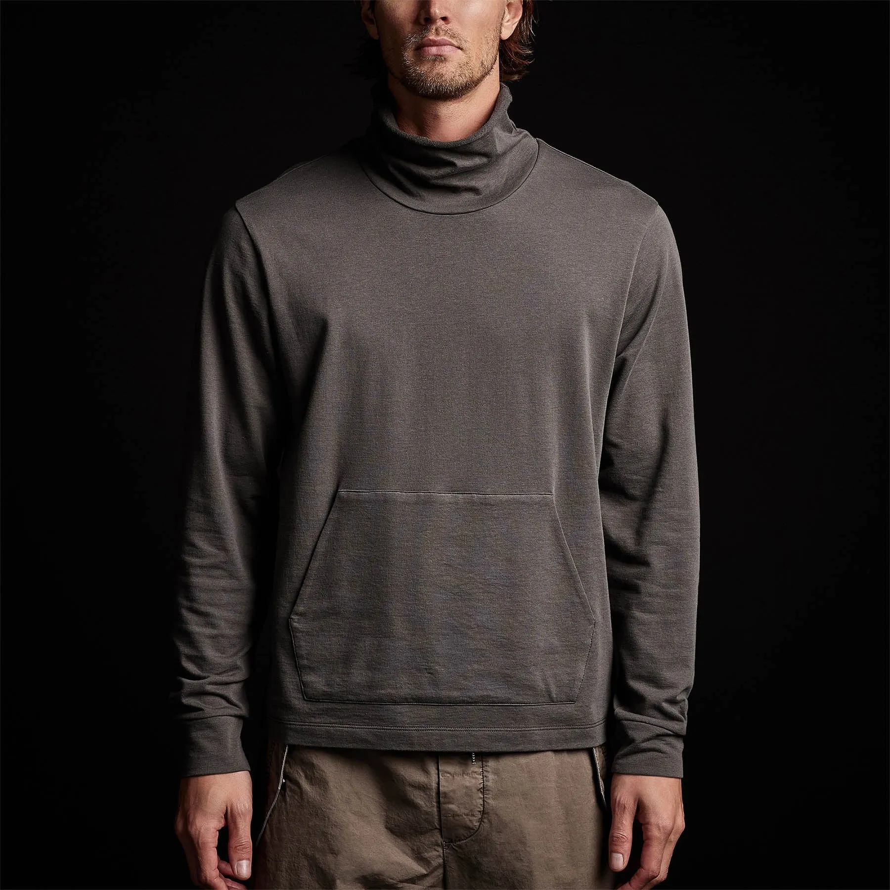 French Terry Funnel Neck - Fin
