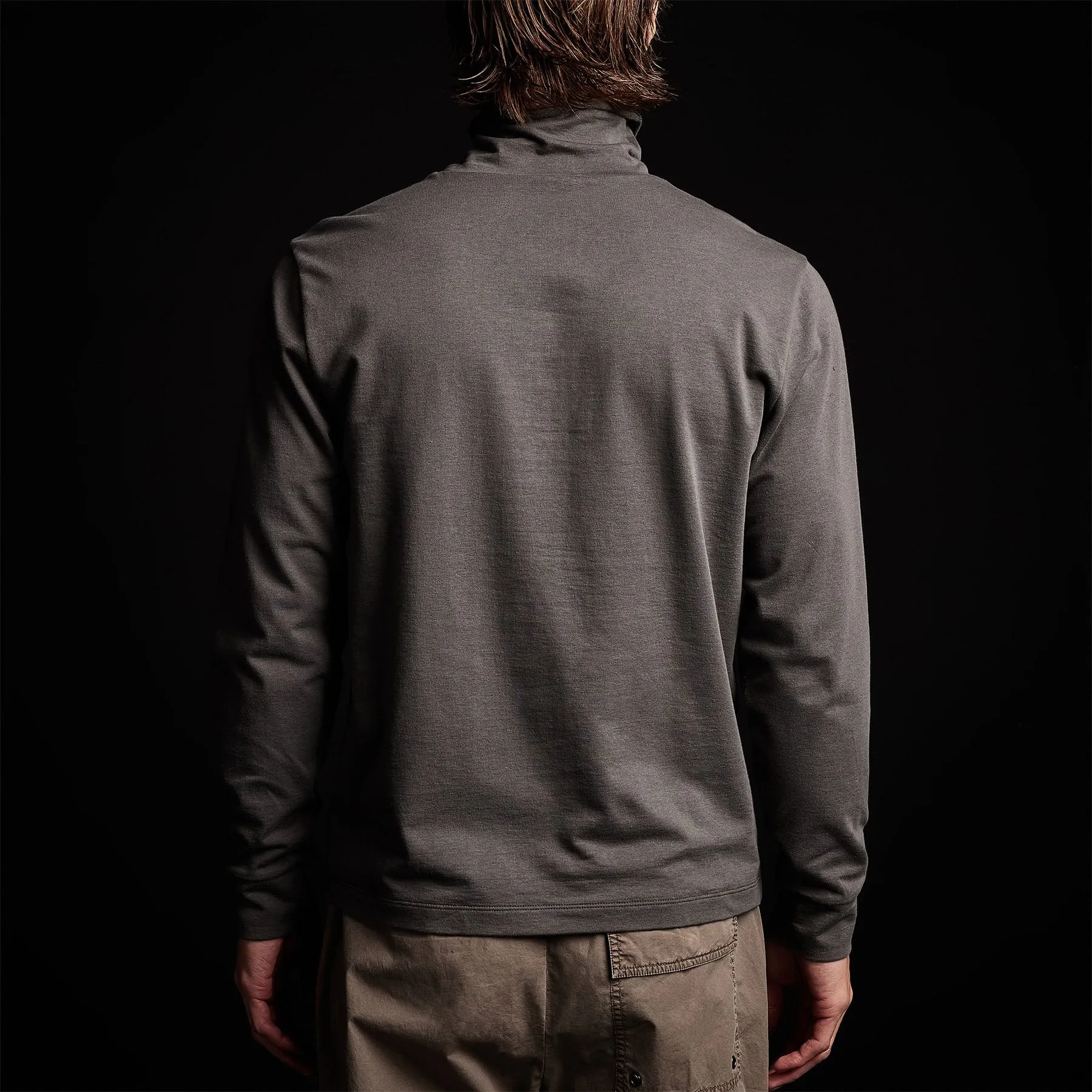 French Terry Funnel Neck - Fin