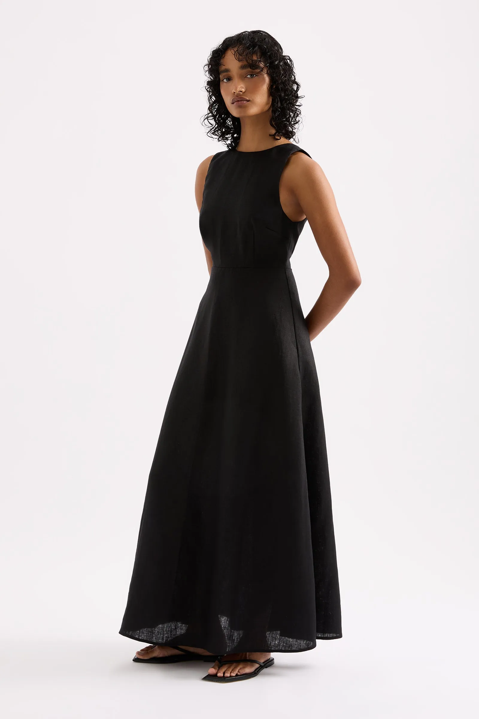 GAEL LINEN MAXI DRESS