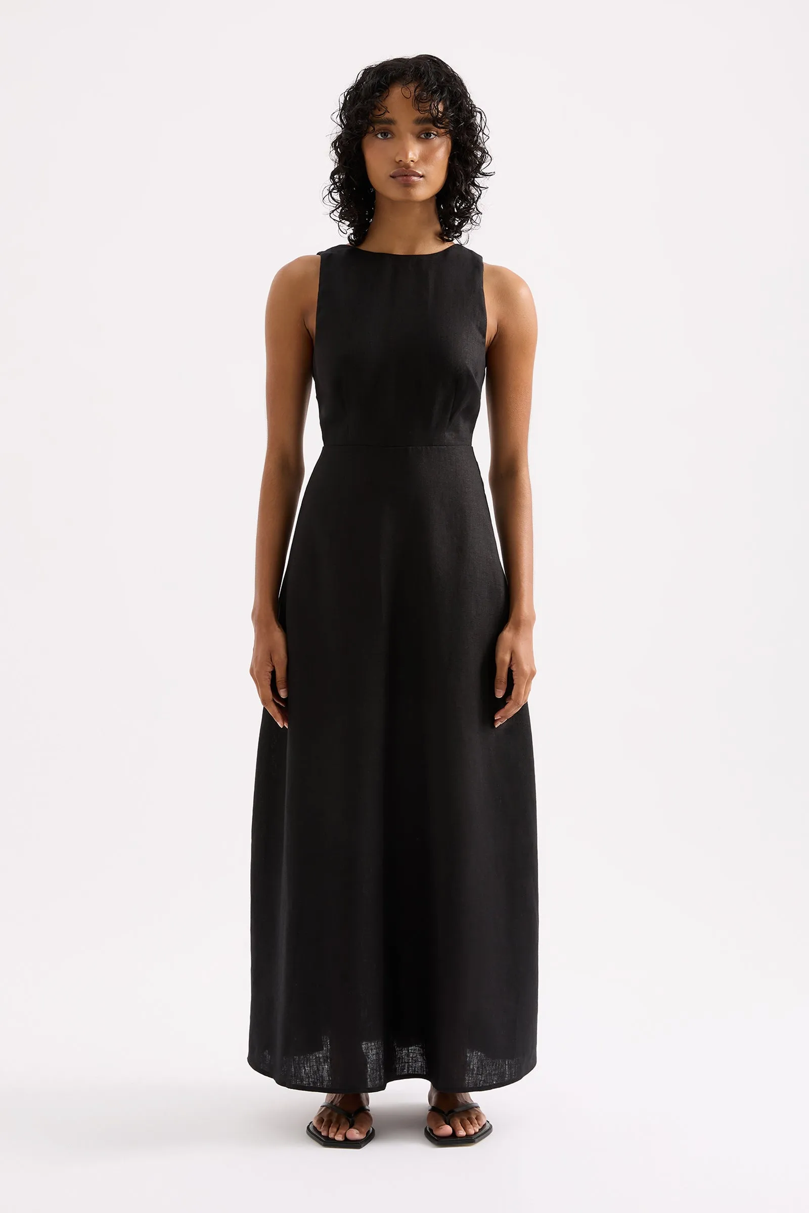 GAEL LINEN MAXI DRESS