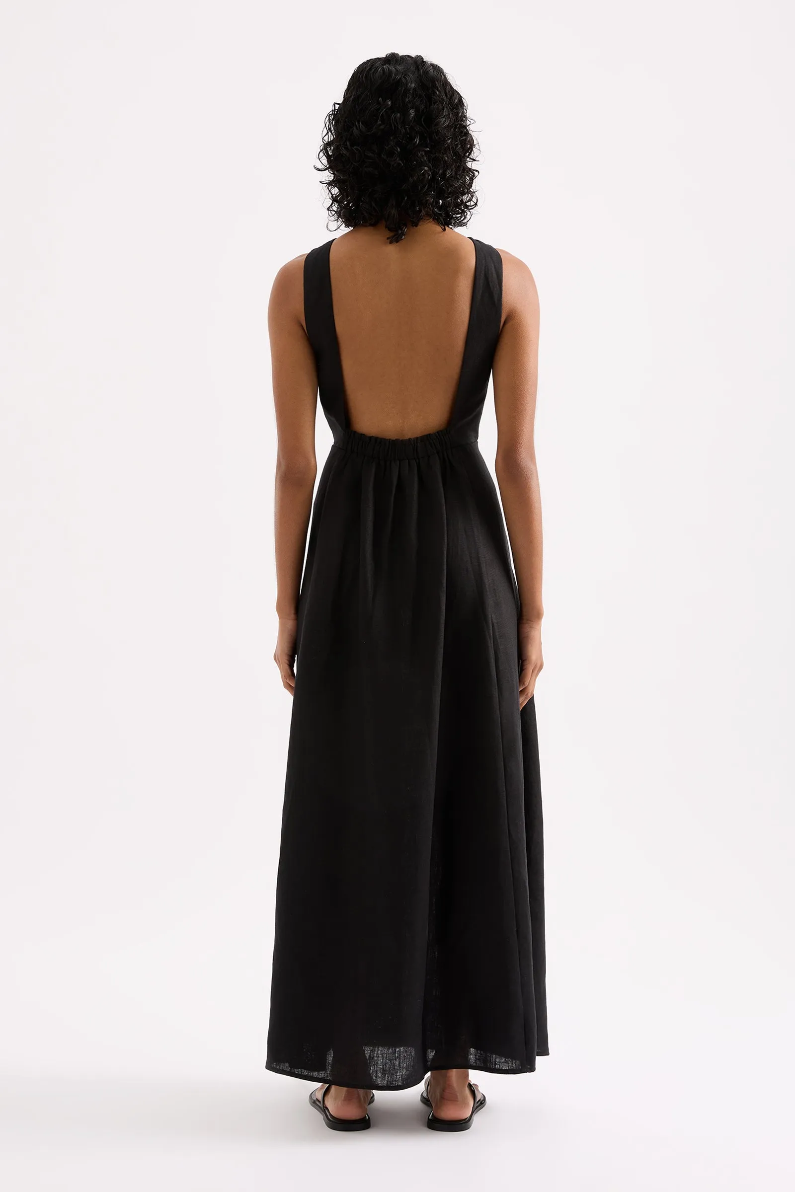 GAEL LINEN MAXI DRESS