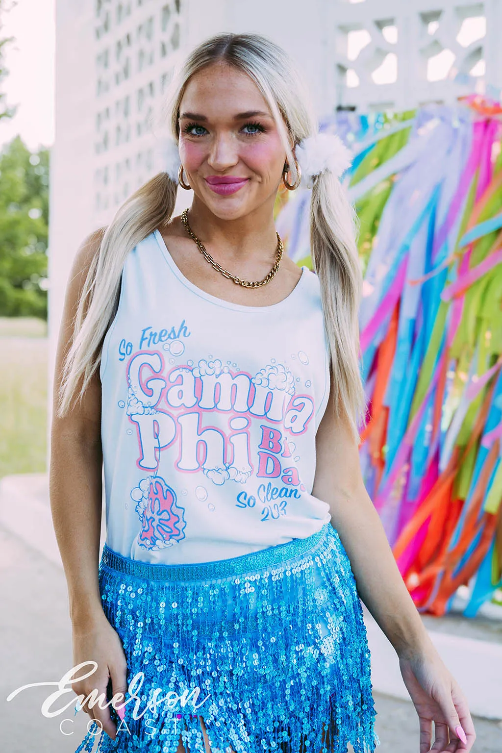 Gamma Phi So Fresh So Clean Bid Day Tank