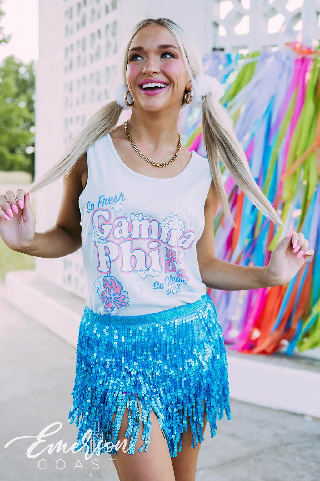 Gamma Phi So Fresh So Clean Bid Day Tank