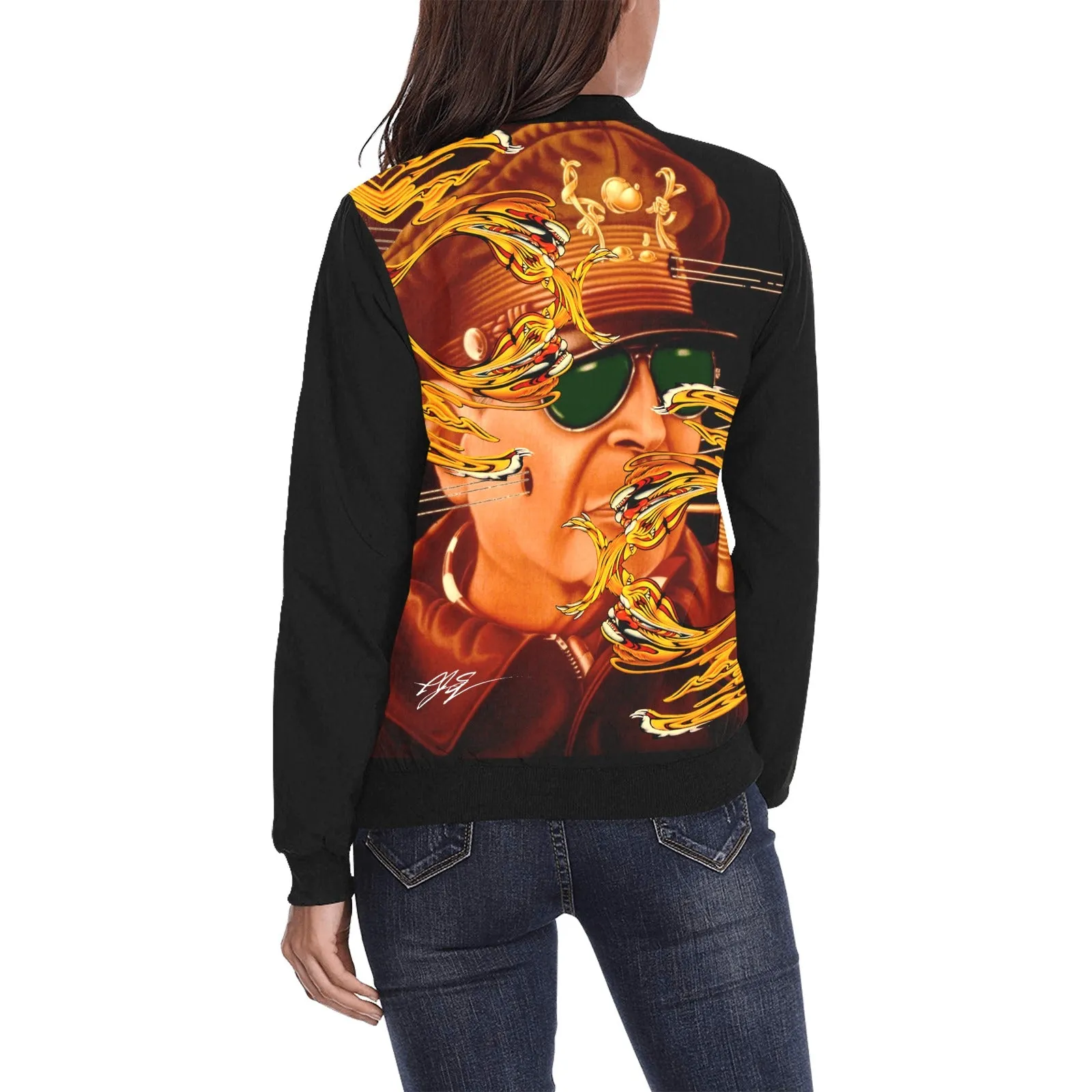 General Douglas MacArthur Women's Bomber Jacket