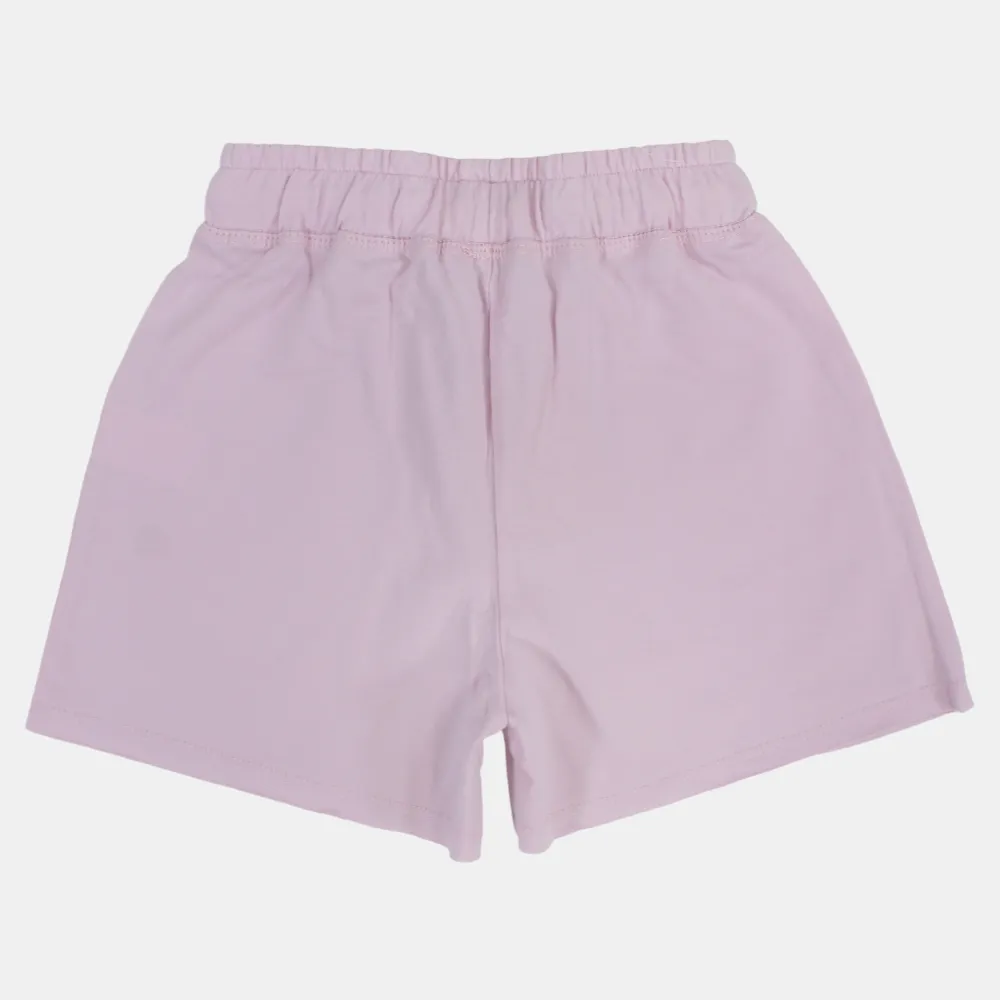 Girls Cotton Shorts - Soft Colors