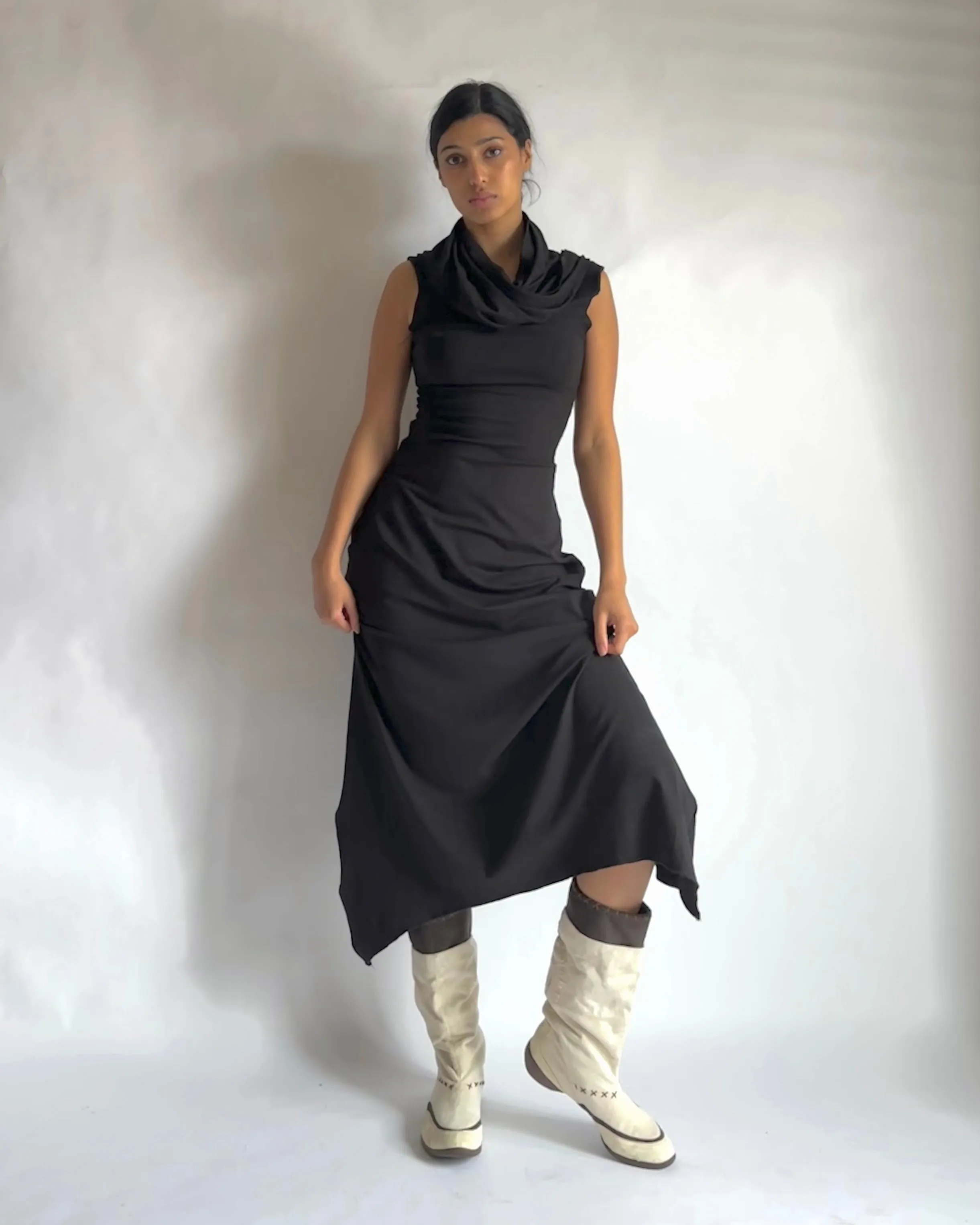 gladiatrix maxi dress / earth tones