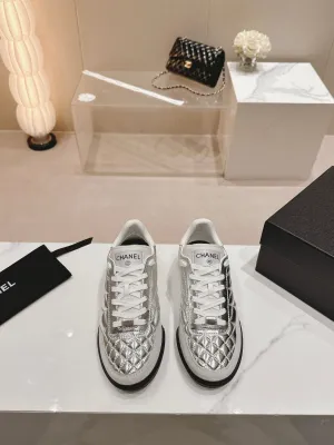 Gold and Silver Horn Baseball Shoes