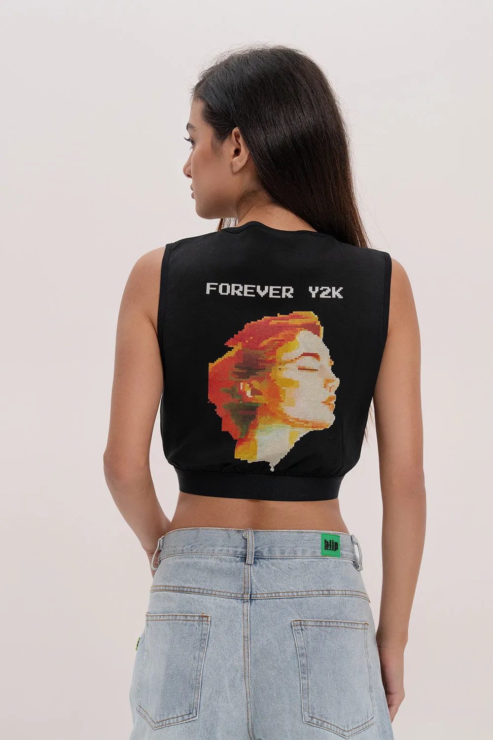 Graphic Y2K Vest