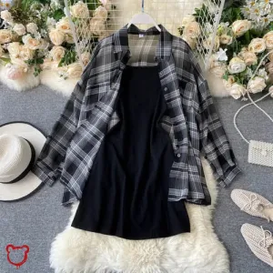 Grunge Goth Dress Set