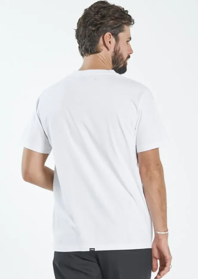 Halfway To Nowhere Merch Fit Tee White